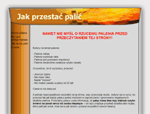 Tablet Screenshot of jakprzestacpalic.pl